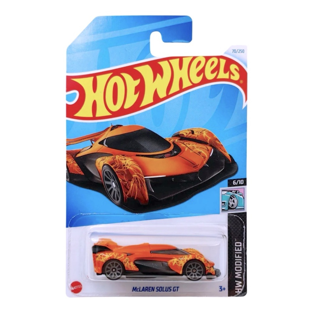 Hot Wheels McLaren Solus GT HW Modified Race Car Toy Vehicle Diecast,Orange, NEW